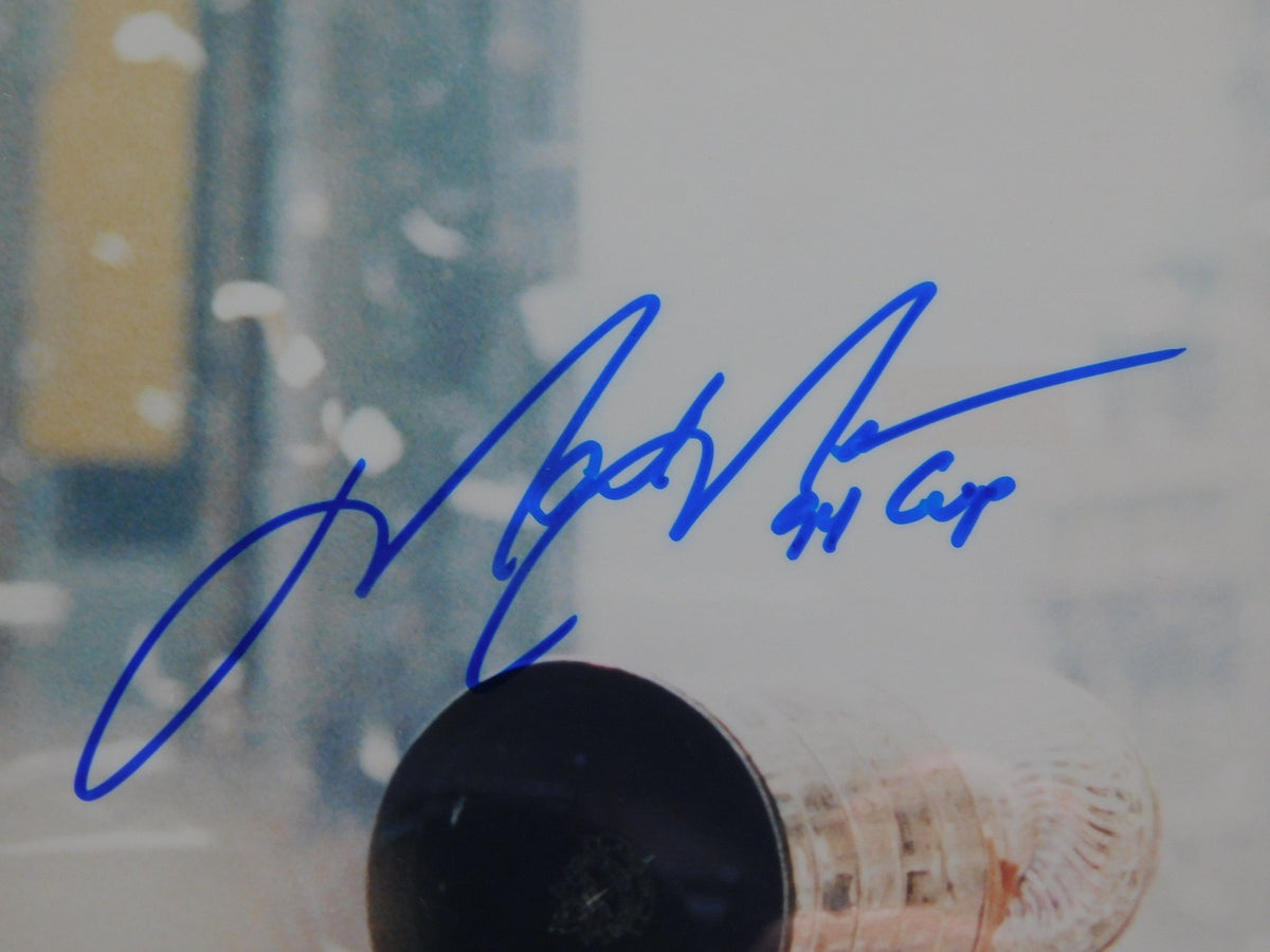 Mark Messier Signed Autographed Framed 8x10 Photo Inscribed Steiner COA Rangers