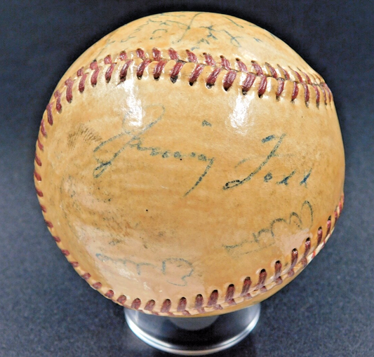 Jimmie Foxx / Traynor / Sisler / Walsh Signed ONL Spalding Baseball JSA LOA