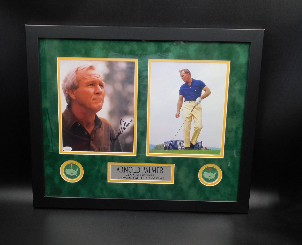 Arnold Palmer Signed Autographed Framed 8x10 Photo JSA COA