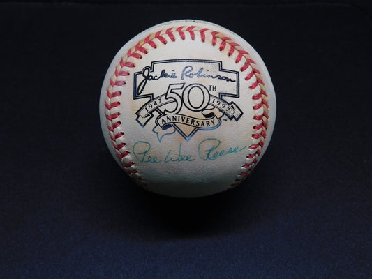 Pee Wee Reese (D.1999) Signed/Autographed Jackie Robinson Baseball PSA DNA