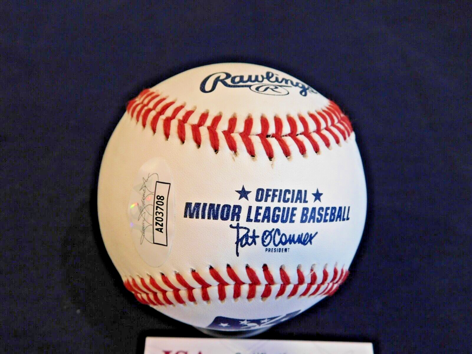 Tino Martinez Signed / Autographed Official Minor League Baseball JSA COA
