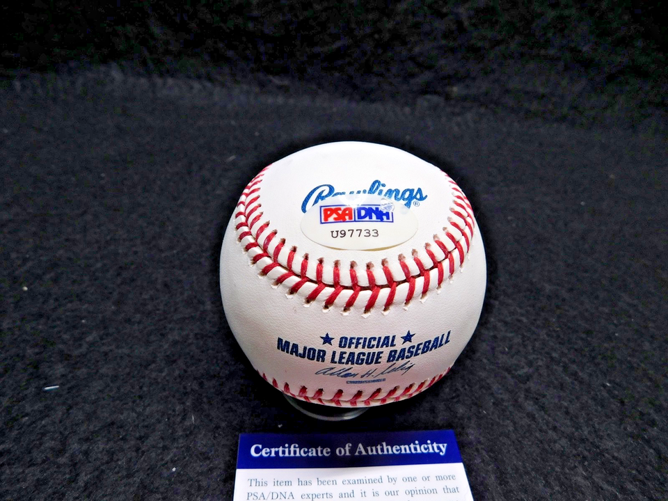 Gene Michael Signed 1978 W S C Inscribed OML Bud Selig Baseball JSA COA