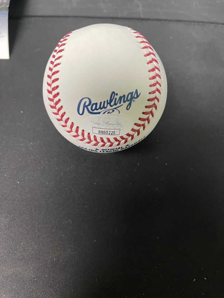 Ted Dibiase Mike Rotunda Virgil Money Inc Signed Baseball ROMLB JSA COA