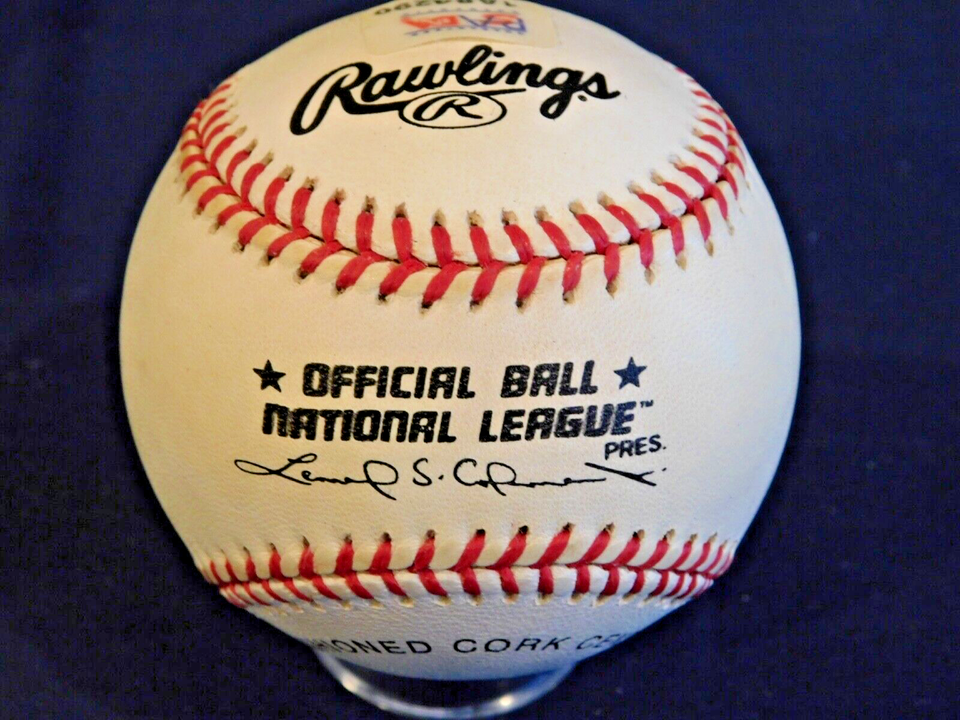 Bill Mazeroski Signed / Autographed ONL Leonard Coleman Baseball PSA COA