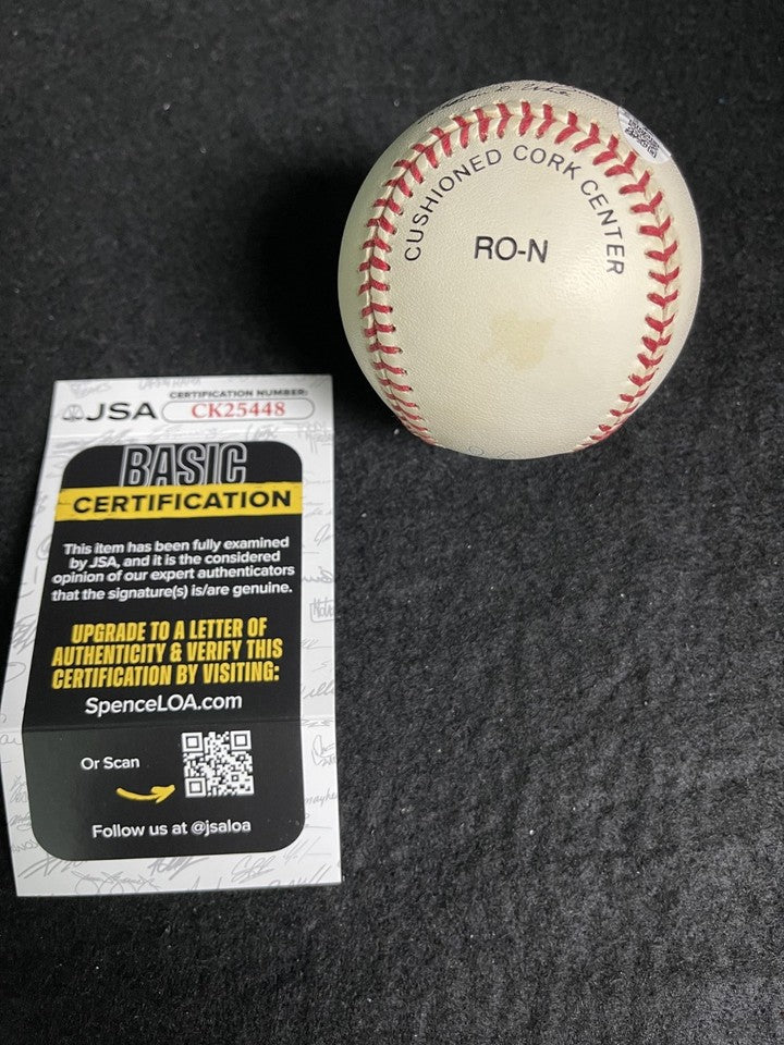 Stan "The Man" Musial Signed Autographed Official NL Bill White Baseball JSA COA