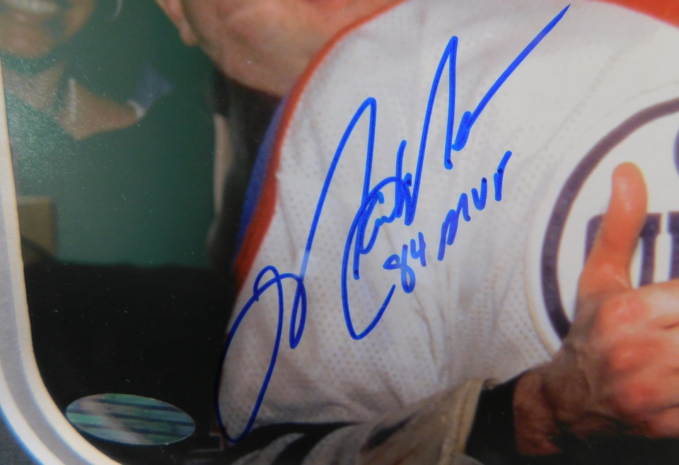 Mark Messier Signed Framed 8x10 Photo Inscribed MVP Steiner LOA Edmonton Oilers