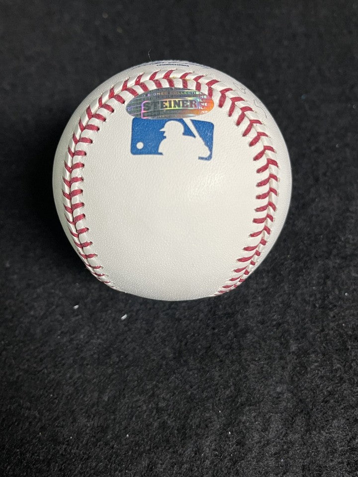 George Steinbrenner Signed Autographed Rawlings OMLB Selig Baseball Steiner JSA