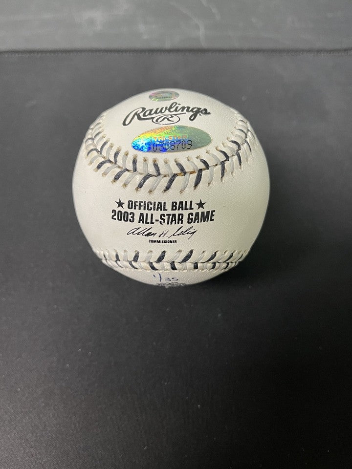Vernon Wells Signed Autographed 2003 All Star Game Baseball Inscribed MLB COA