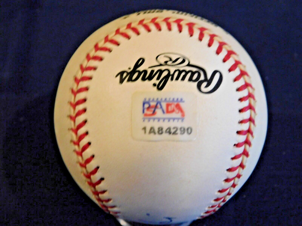 Bill Mazeroski Signed / Autographed ONL Leonard Coleman Baseball PSA COA