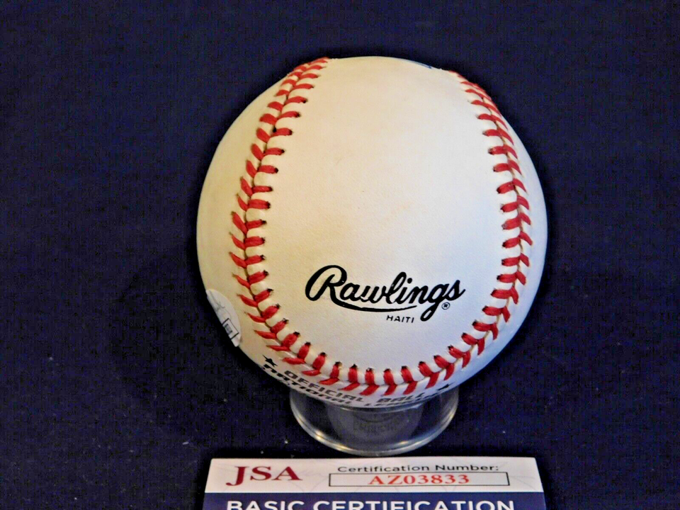 Richie Ashburn (D. 1997) Signed / Autographed ONL Bart Giamatti Baseball JSA COA