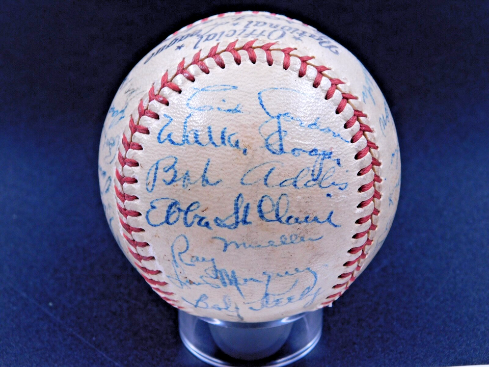 1950 Boston Braves Team Signed Baseball 28 Autos Sain Kerr Holmes Surkont JSA
