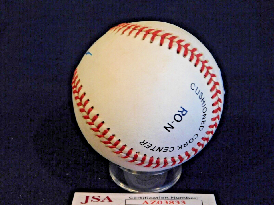 Richie Ashburn (D. 1997) Signed / Autographed ONL Bart Giamatti Baseball JSA COA