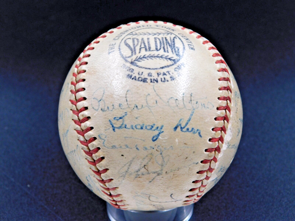 1950 Boston Braves Team Signed Baseball 28 Autos Sain Kerr Holmes Surkont JSA