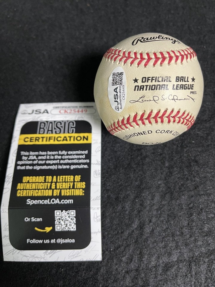 (HOF) Scott Rolen Signed Autographed ONL Leonard Coleman Baseball Inscribed JSA