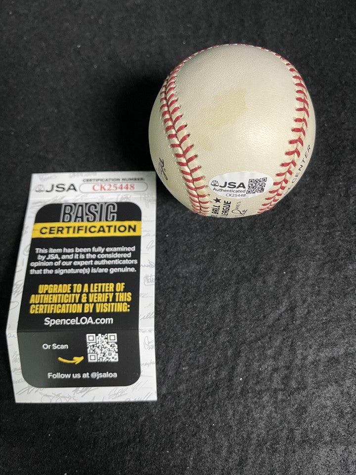 Stan "The Man" Musial Signed Autographed Official NL Bill White Baseball JSA COA