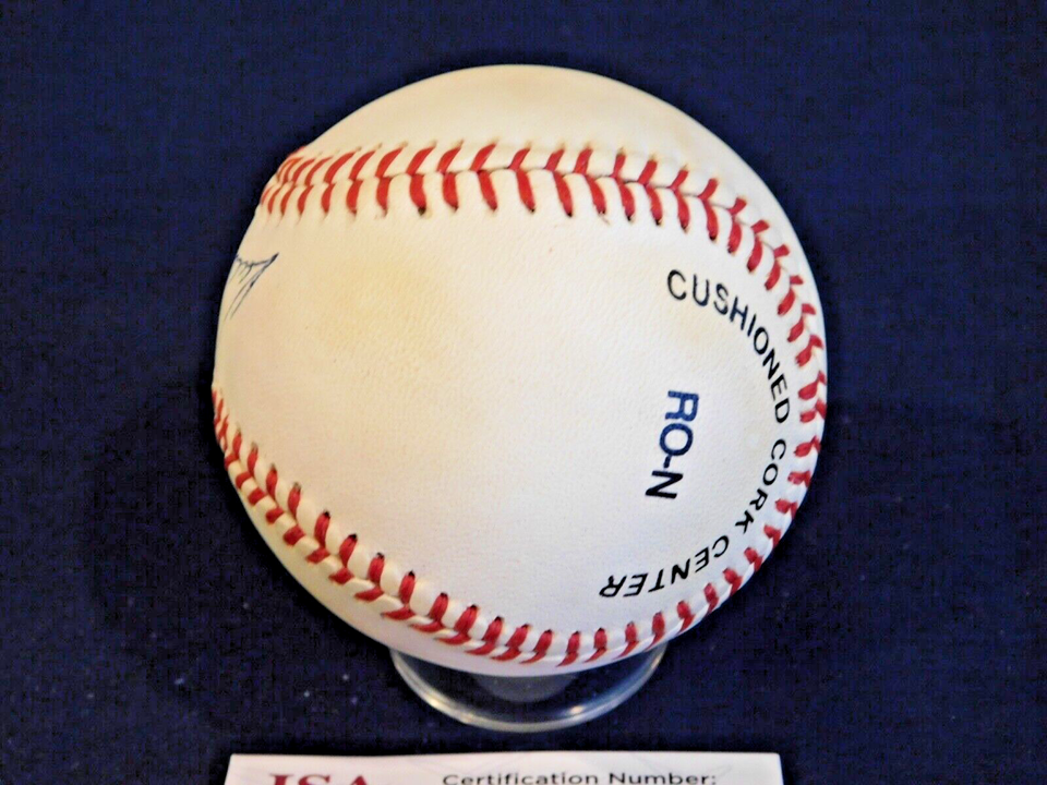 Richie Ashburn (D. 1997) Signed / Autographed ONL Bill White Baseball JSA COA