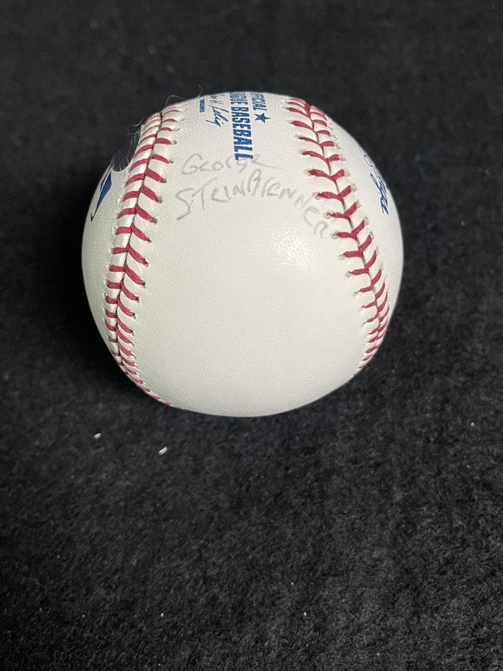 George Steinbrenner Signed Autographed Rawlings OMLB Selig Baseball Steiner JSA
