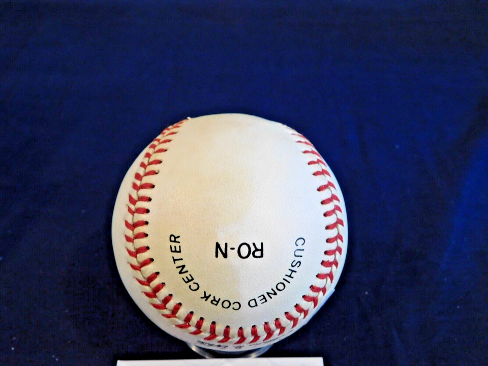 Marv Throneberry (D. 1994) Signed / Autographed ONL Bill White Baseball JSA COA