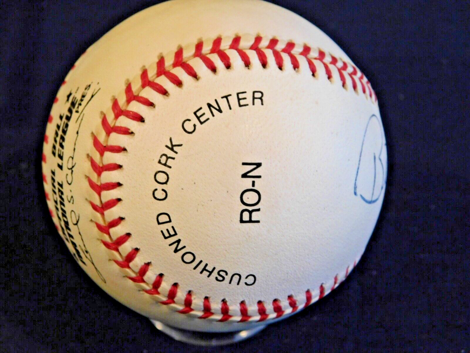 Bill Mazeroski Signed / Autographed ONL Leonard Coleman Baseball PSA COA