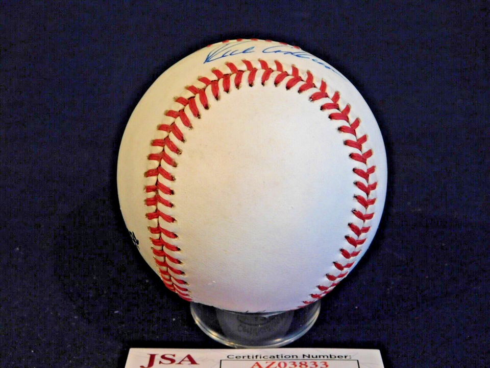Richie Ashburn (D. 1997) Signed / Autographed ONL Bart Giamatti Baseball JSA COA
