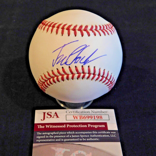 Tre Phelps Signed / Autographed OML Baseball JSA COA UGA