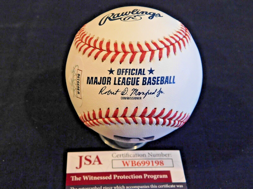 Tre Phelps Signed / Autographed OML Baseball JSA COA UGA