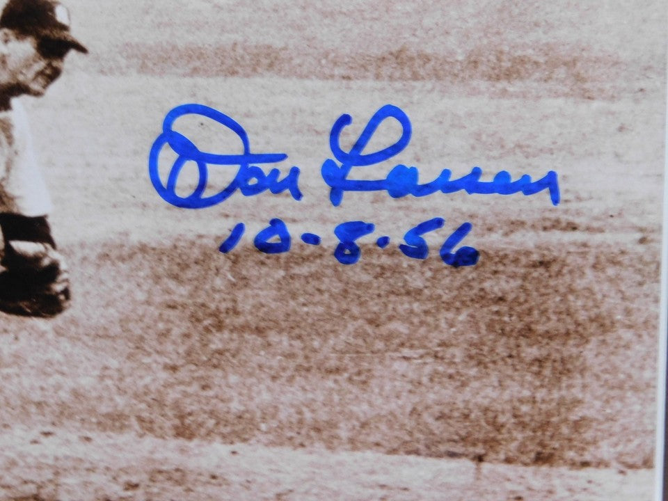 Don Larsen Signed Autographed Framed 8x10 Photo JSA COA New York Yankees