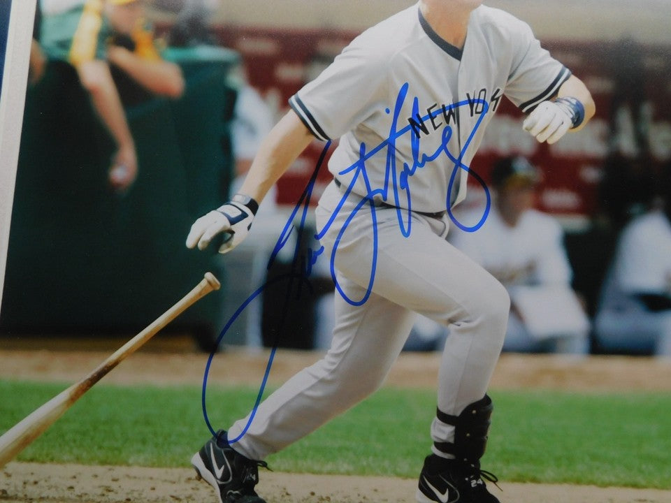Tino Martinez Signed Autographed Framed 11x14 Photo JSA COA Yankees