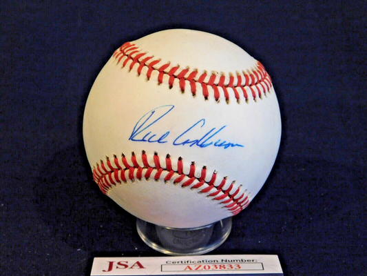 Richie Ashburn (D. 1997) Signed / Autographed ONL Bart Giamatti Baseball JSA COA