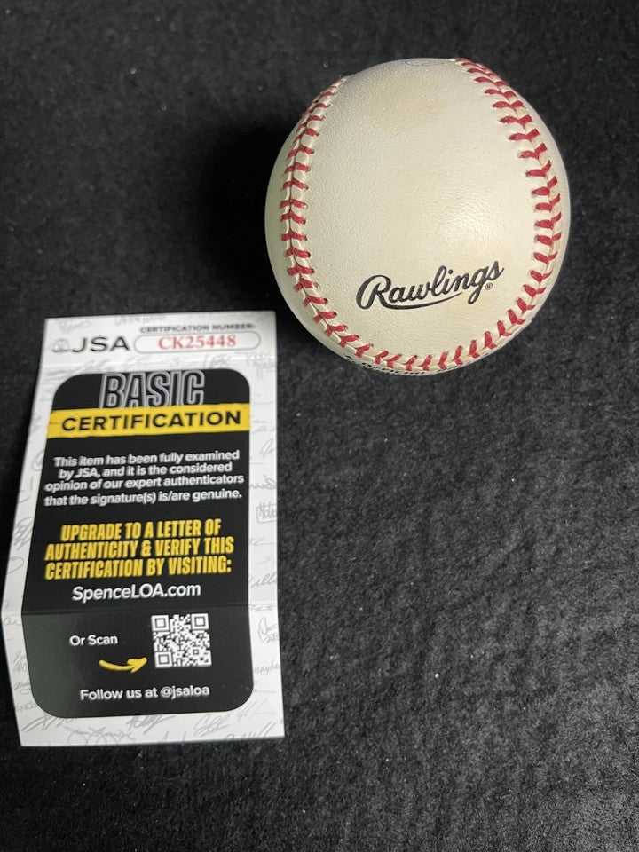 Stan "The Man" Musial Signed Autographed Official NL Bill White Baseball JSA COA