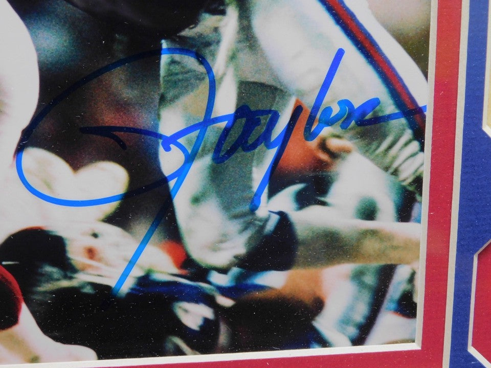 Lawrence Taylor Signed Autographed Framed 8x10 Photo Steiner New York Giant