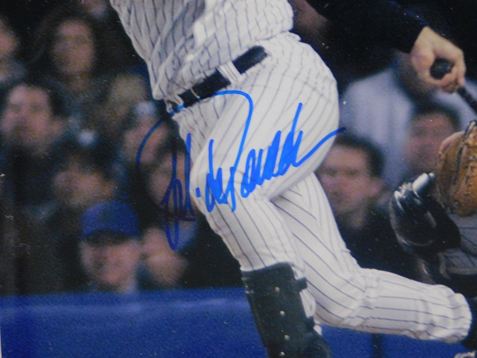 Jorge Posada Signed Autographed Framed 8x10 Photo New York Yankees JSA COA