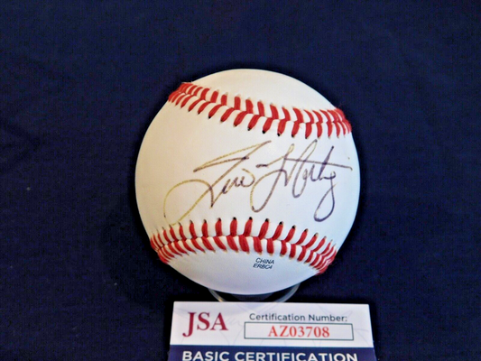 Tino Martinez Signed / Autographed Official Minor League Baseball JSA COA