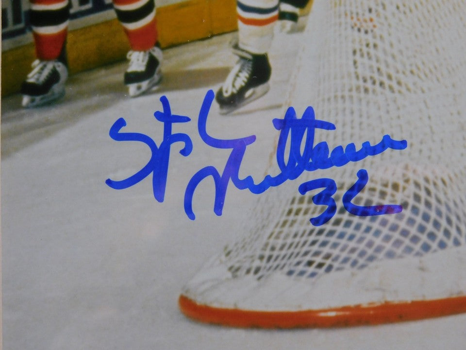 Stephane Matteau Signed Framed 8x10 Photo Game 7 Goal Steiner COA Rangers