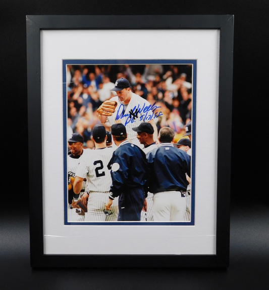 David Wells Signed Autographed Framed 8x10 Photo JSA COA New York Yankees