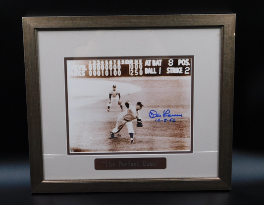 Don Larsen Signed Autographed Framed 8x10 Photo JSA COA New York Yankees