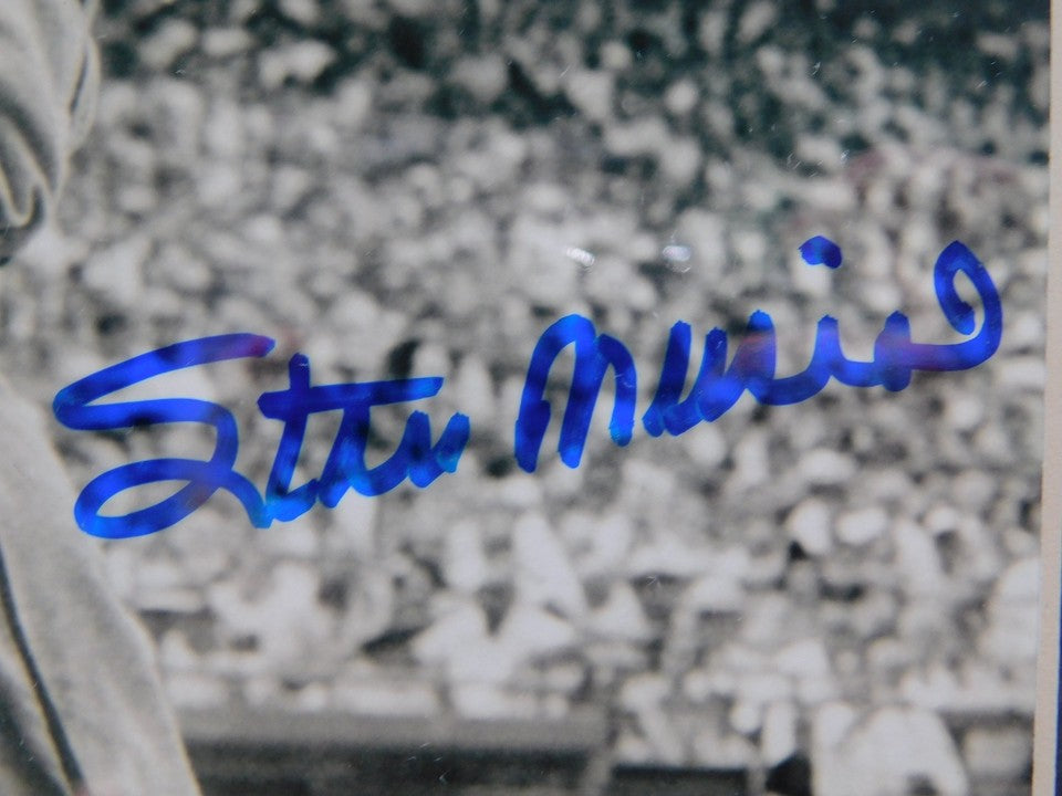 Stan Musial Signed Autographed Framed 8x10 Photo Steiner COA Cardinals