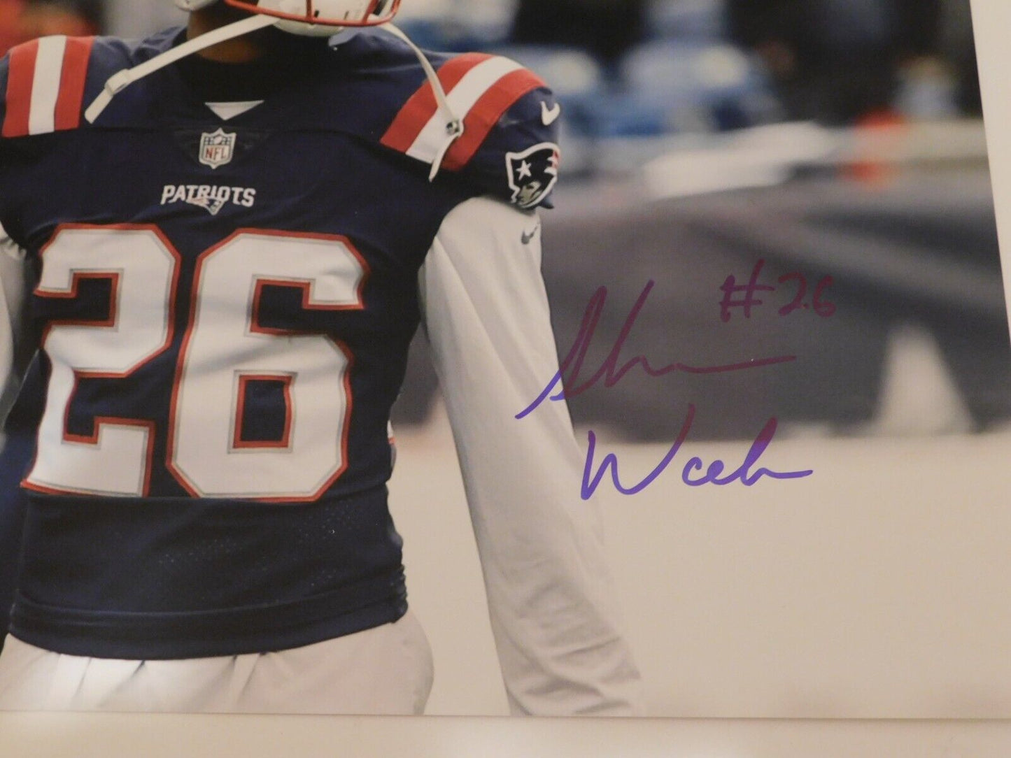 Shaun Wade Signed Autographed 11x14 Photo New England Patriots Ohio St JSA COA A