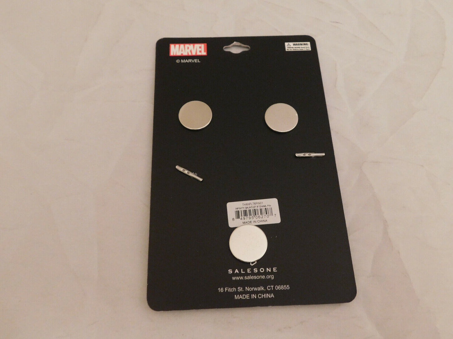 Avengers Endgame Toynk 6" Infinity Gauntlet Magnet Pin 2019 NYCC Exclusive LE