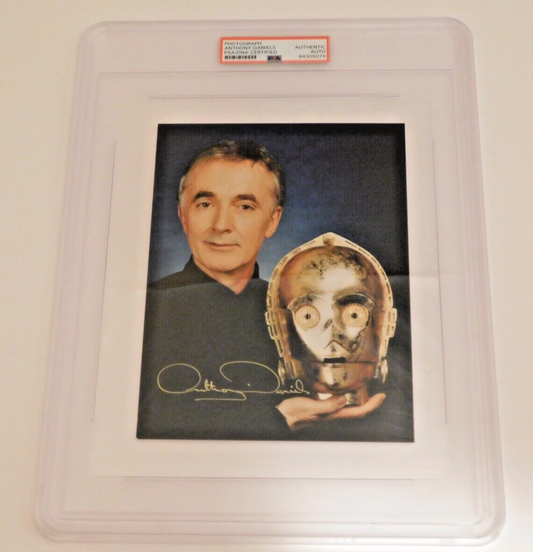 Anthony Daniels Signed Autographed 5x7 Photo Star Wars C-3PO PSA DNA Slabbed