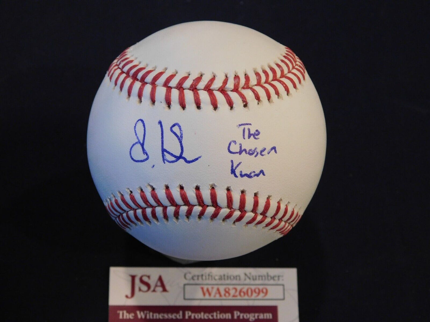 STEVEN KWAN Signed / Autographed OML Baseball The Chosen Kwan Inscribed JSA COA