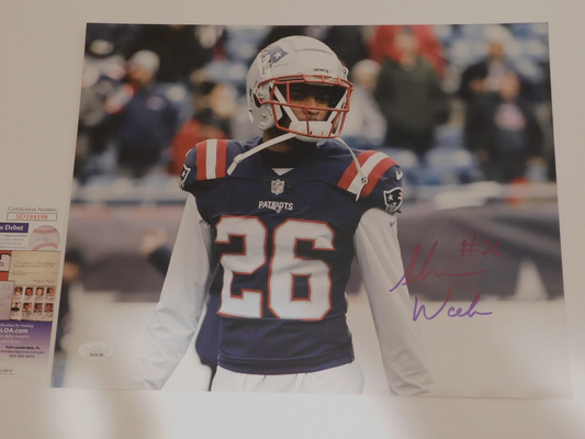 Shaun Wade Signed Autographed 11x14 Photo New England Patriots Ohio St JSA COA A