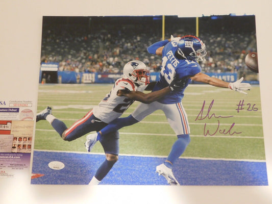 Shaun Wade Signed Autographed 11x14 Photo New England Patriots Ohio St JSA COA B