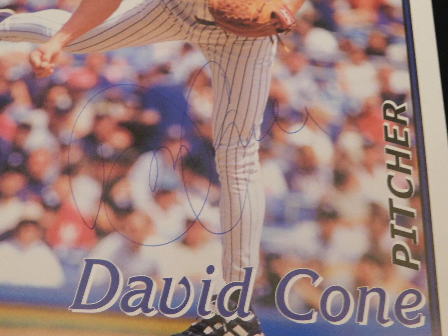 DAVID CONE Signed 2000 Collectors Series 8x10 Photo New York Yankees JSA COA (B)