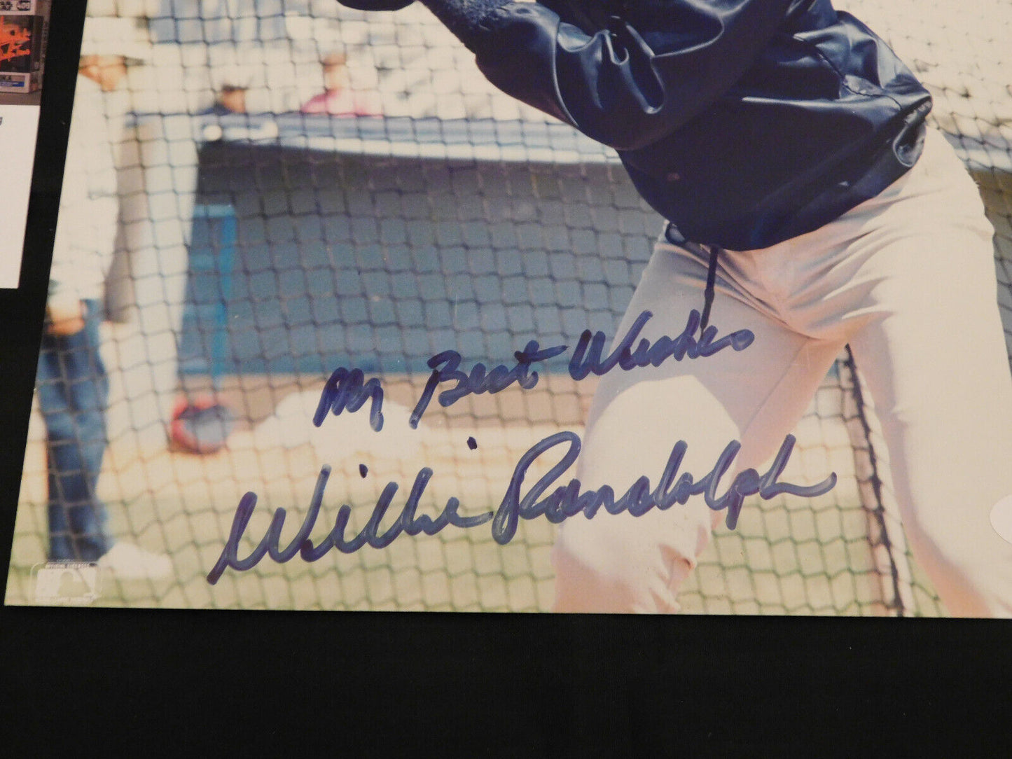 WILLIE RANDOLPH Signed / Autographed 8x10 Photo New York Yankees JSA COA