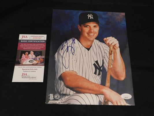 TINO MARTINEZ Signed / Autographed 8x10 New York Yankees Team Photo JSA COA