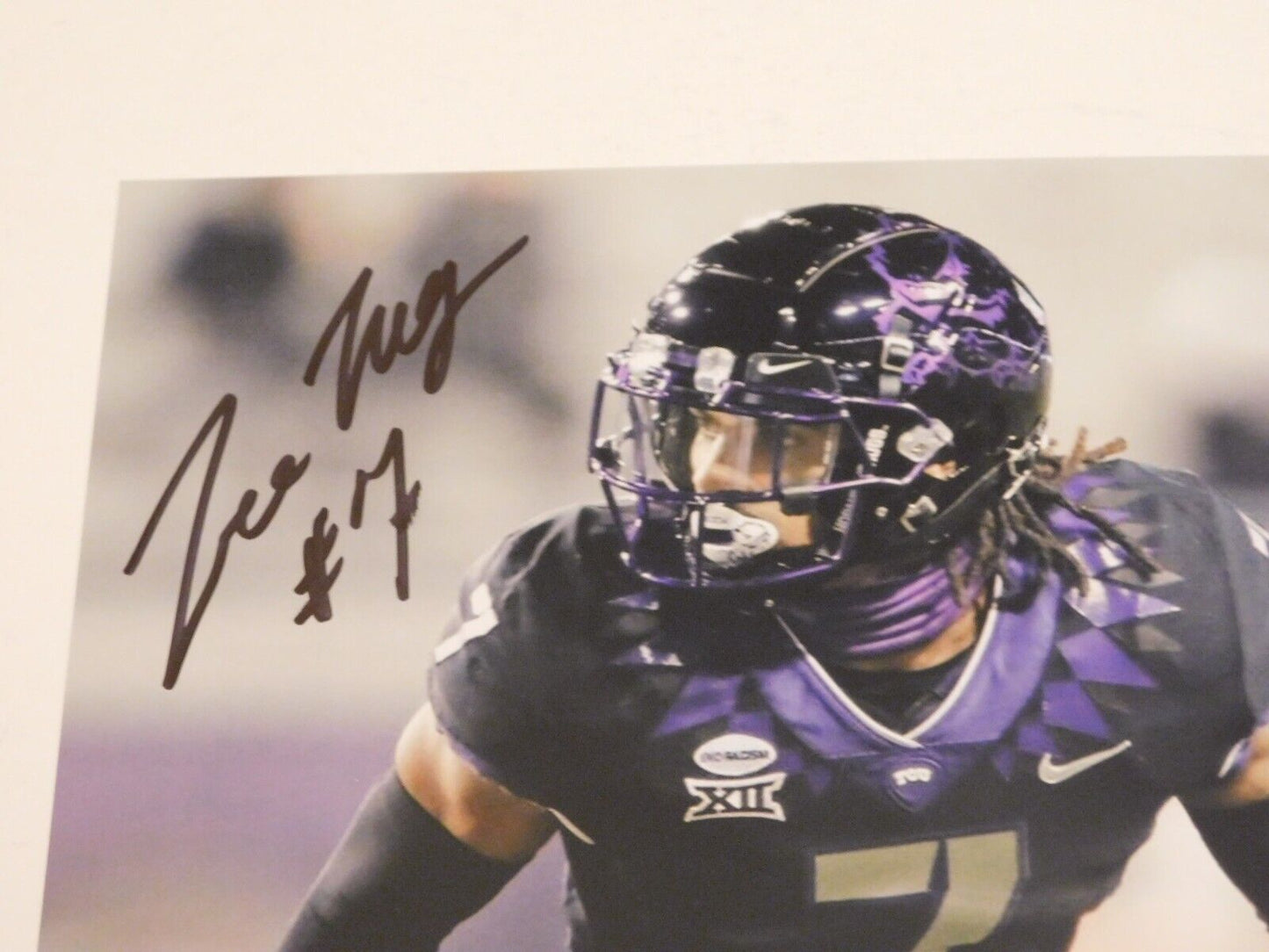 Trevon Moehrig Signed Autographed 8x10 Photo Las Vegas Raiders JSA COA TCU (A)