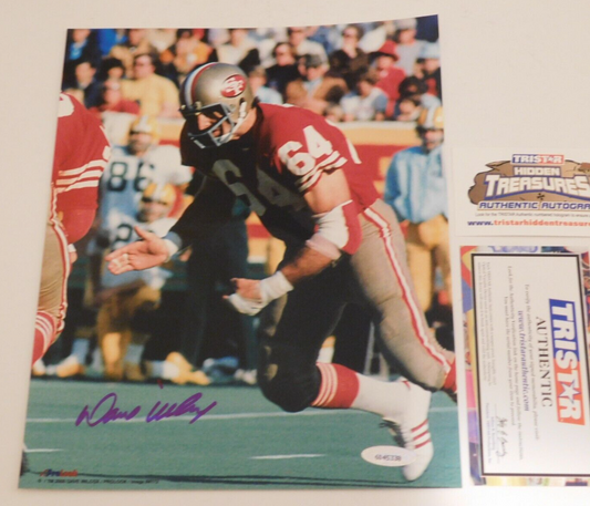 Dave Wilcox Signed Autographed 8x10 Photo San Francsico 49ers Tristar COA HOF