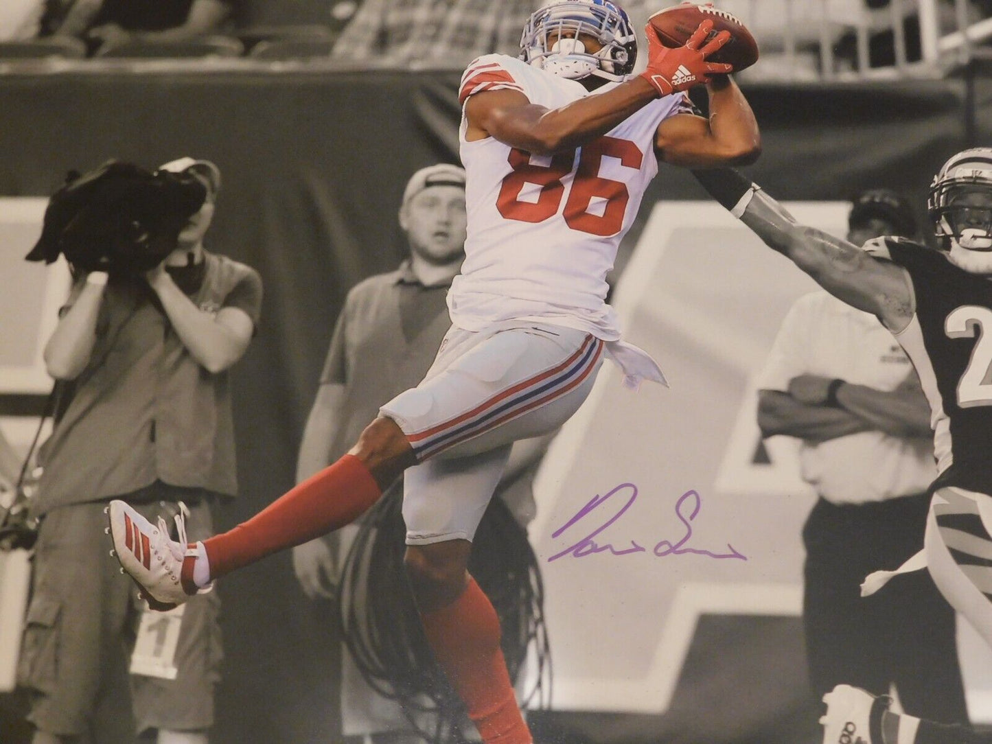 Darius Slayton Signed Autographed 11x14 Photo New York Giants JSA COA Auburn (B)