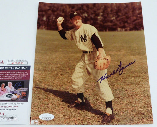 Hank Bauer Signed Autographed 8x10 Photo New York Yankees NYY JSA COA